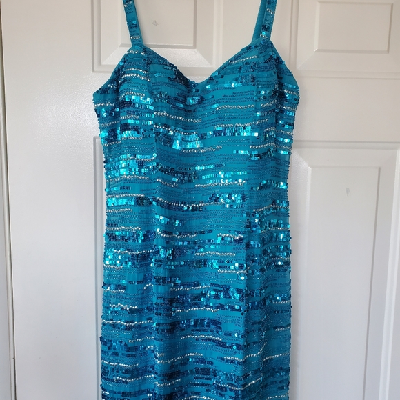 NWOT Scala Sequined Dress L - Picture 13 of 16